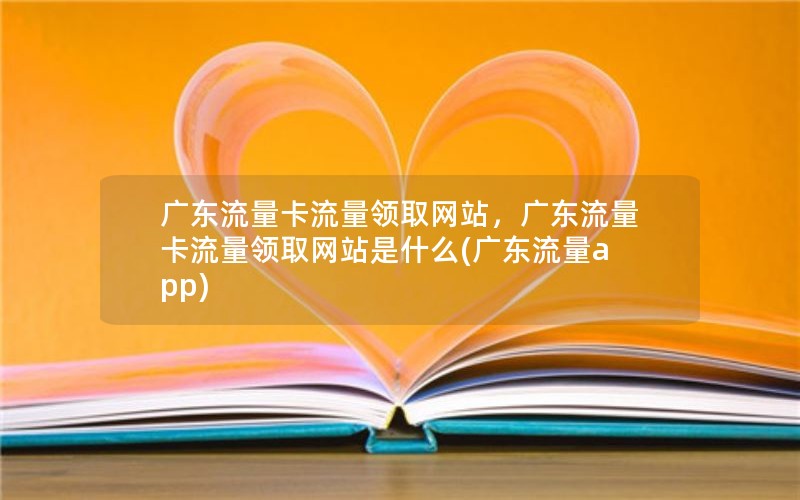 广东流量卡流量领取网站，广东流量卡流量领取网站是什么(广东流量app)