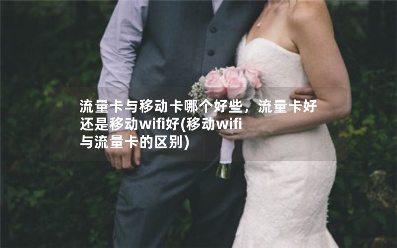 流量卡与移动卡哪个好些，流量卡好还是移动wifi好(移动wifi与流量卡的区别)