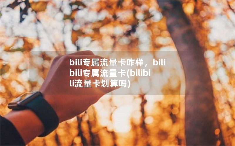 bili专属流量卡咋样，bilibili专属流量卡(bilibili流量卡划算吗)