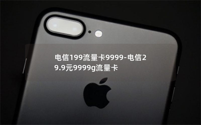 电信199流量卡9999-电信29.9元9999g流量卡