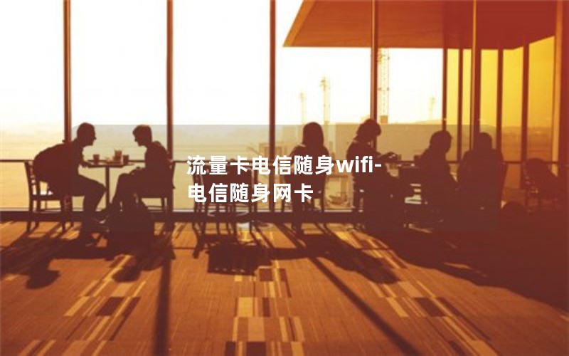 流量卡电信随身wifi-电信随身网卡