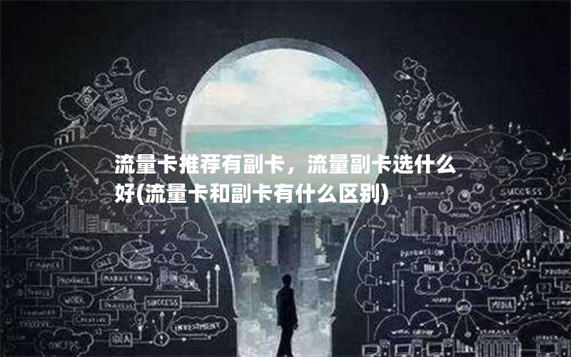 流量卡推荐有副卡，流量副卡选什么好(流量卡和副卡有什么区别)