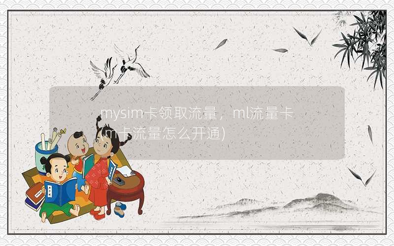 mysim卡领取流量，ml流量卡(m卡流量怎么开通)