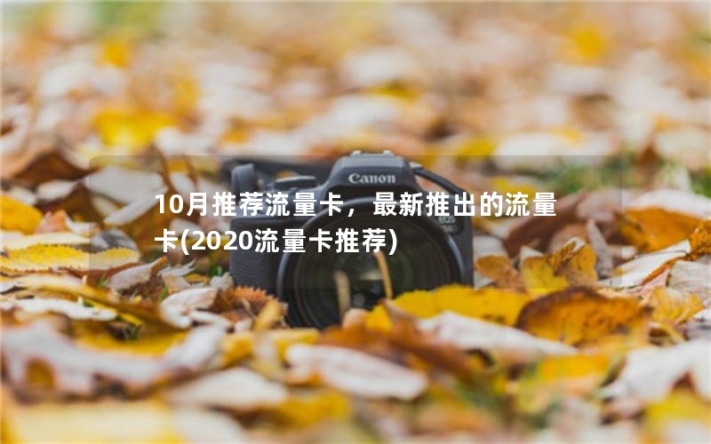 10月推荐流量卡，最新推出的流量卡(2020流量卡推荐)