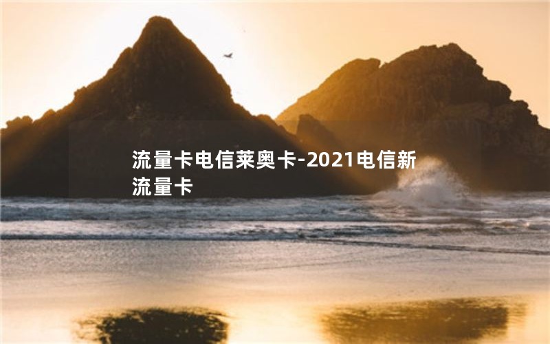 流量卡电信莱奥卡-2021电信新流量卡