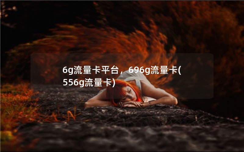 6g流量卡平台，696g流量卡(556g流量卡)