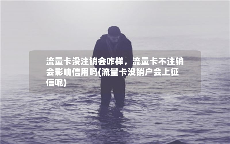 流量卡没注销会咋样，流量卡不注销会影响信用吗(流量卡没销户会上征信呢)