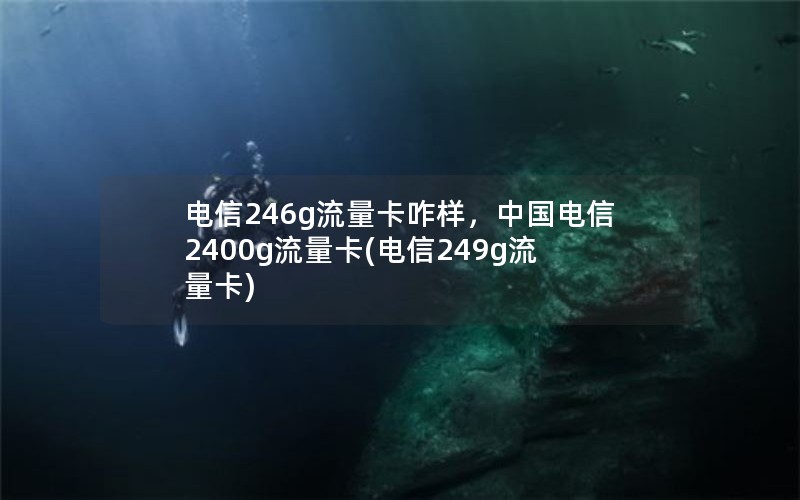 电信246g流量卡咋样，中国电信2400g流量卡(电信249g流量卡)