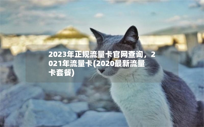 2023年正规流量卡官网查询，2021年流量卡(2020最新流量卡套餐)