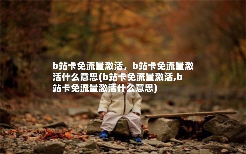 b站卡免流量激活，b站卡免流量激活什么意思(b站卡免流量激活,b站卡免流量激活什么意思)