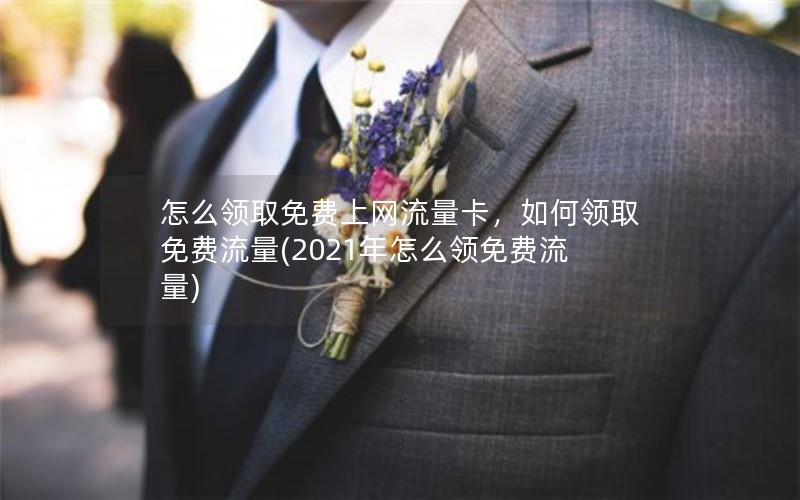 怎么领取免费上网流量卡，如何领取免费流量(2021年怎么领免费流量)