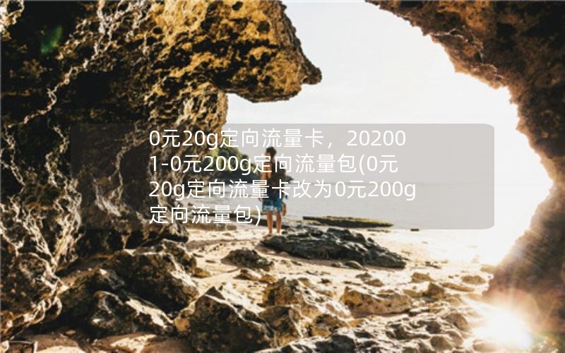 0元20g定向流量卡，202001-0元200g定向流量包(0元20g定向流量卡改为0元200g定向流量包)